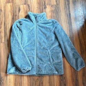 Free Country Cozy Light Blue Fleece Jacket